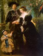 Peter Paul Rubens Rubens with his Wife, Helene Fourmont and Their Son, Peter Paul oil painting